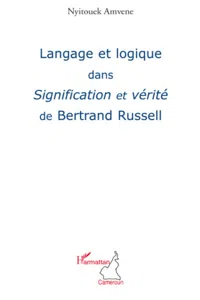 Langage et logique dans Signification et vérité de Bertrand Russel_cover