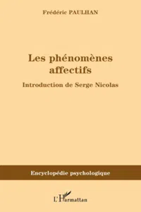 Les phénomènes affectifs_cover