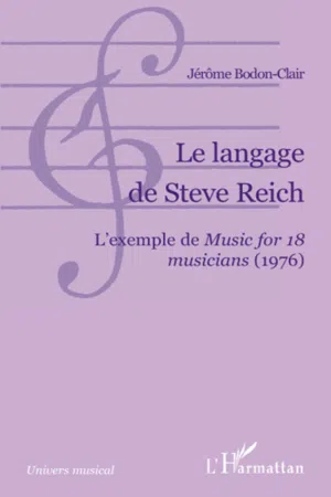 Le langage de Steve Reich