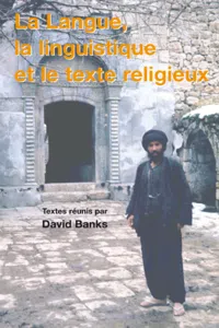 La langue, la linguistique et le texte religieux_cover