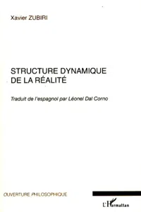 Structure dynamique de la réalité_cover