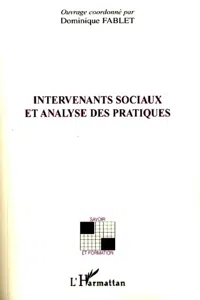 Intervenants sociaux et analyse des pratiques_cover