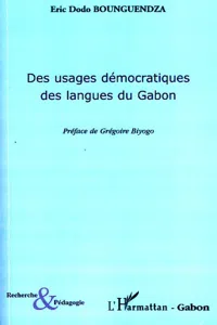 Des usages démocratiques des langues du Gabon_cover