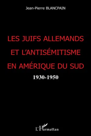 Les juifs allemands et l'antisémitisme en Amérique du Nord