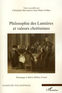 Philosophie des Lumières et valeurs chrétiennes_cover