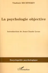 La psychologie objective_cover