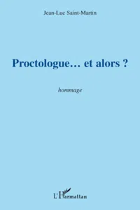 Proctologue... et alors ?_cover