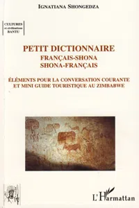 Petit dictionnaire français-shona shona-français_cover