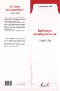 Faut-il enseigner dans les langues nationales?_cover