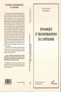 Dynamique et transformations du capitalisme_cover