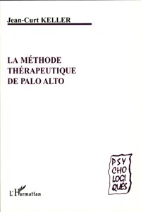 La méthode thérapeutique de Palo Alto_cover