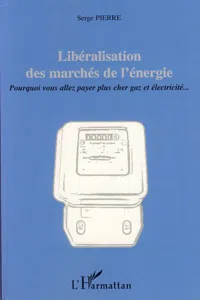 Libéralisation des marchés de l'énergie_cover