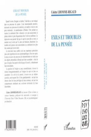 Exils et troubles de la pensée