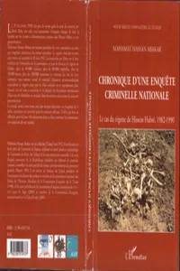 Chronique d'une enquête criminelle nationale_cover