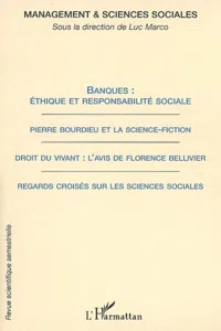 Banques : éthique et responsabilité sociale_cover