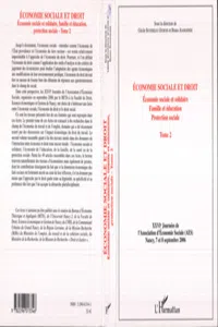 Economie sociale et droit_cover