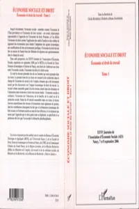 Economie sociale et droit_cover