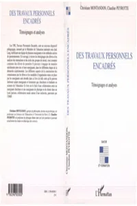 Des travaux personnels encadrés_cover