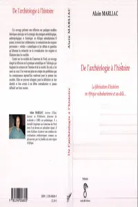 De l'archéologie à l'histoire_cover