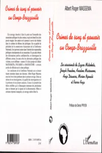 Crimes de sang et pouvoir au Congo-Brazzaville_cover