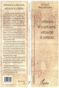 Expériences de la modélisation, modélisation de l'expérience_cover