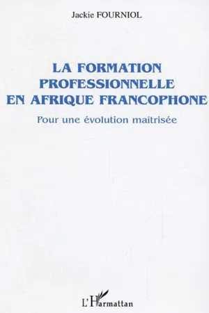 La formation professionnelle en Afrique francophone