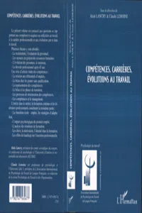 Compétences, carrières, évolutions au travail_cover