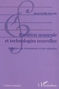 Création musicale et technologies nouvelles_cover