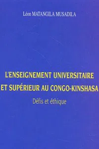 L'enseignement universitaire et supérieur au Congo-Kinshasa_cover