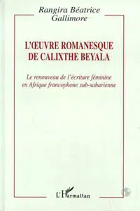 L'oeuvre romanesque de Calixthe Beyala_cover