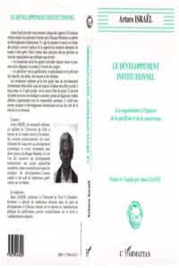 Développement institutionnel_cover