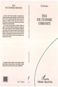 Essai sur l'économie communiste_cover