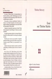 Essai sur Thérèse Martin_cover