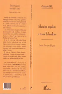 ÉDUCATION POPULAIRE ET TRAVAIL DE LA CULTURE_cover