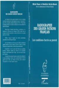 RADIOGRAPHIE DES GRANDS PATRONS FRANCAIS_cover