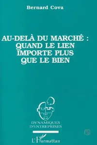 Au-delà du marché quand le lien importe plus que le bien_cover