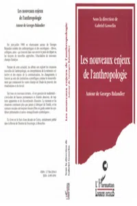 Les nouveaux enjeux de l'anthropologie_cover