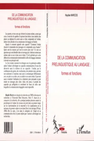 De la communication prélinguistique au langage