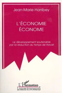 L'économie économe_cover