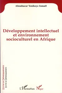 Développement intellectuel et environnement socioculturel en Afrique_cover