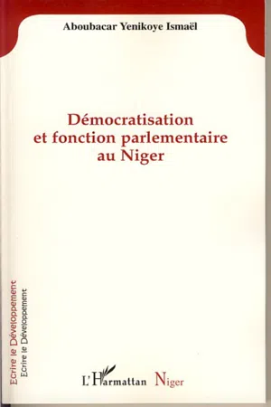 Démocratisation et fonction parlementaire au Niger