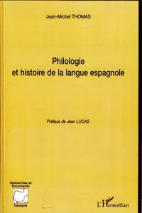 Philologie et histoire de la langue espagnole_cover