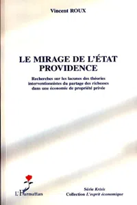 Le mirage de l'Etat providence_cover