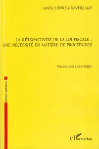 La rétroactivité de la loi fiscale_cover