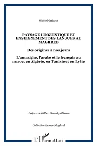 Paysage linguistique et Enseignement des langues au Maghreb_cover