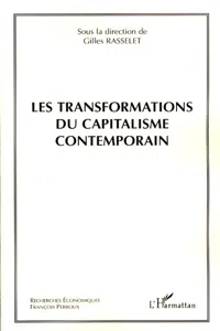 Les transformations du capitalisme contemporain_cover