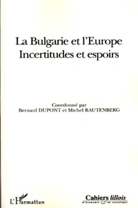 La Bulgarie et l'Europe_cover