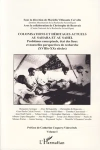 Colonisations et héritages actuels au Sahara et au Sahel_cover