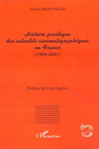 Histoire juridique des interdits cinématographiques en France_cover