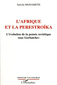 L'Afrique et la Perestroïka_cover